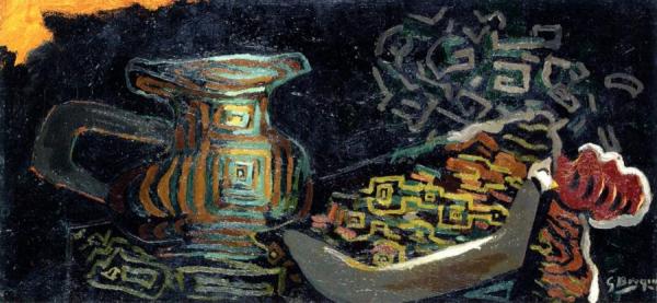 Pitcher And Sickle by Georges Braque