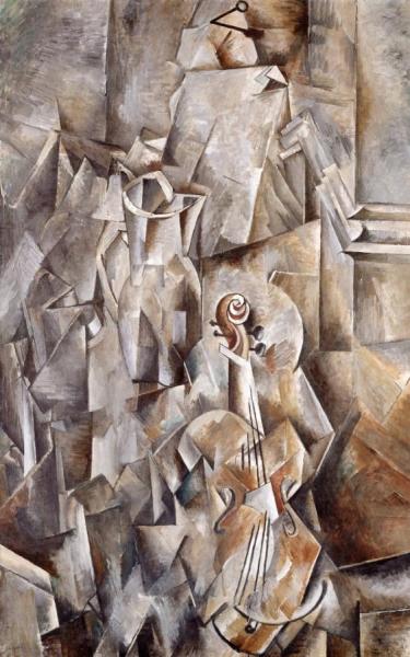 Georges Braque Pitcher And Violin