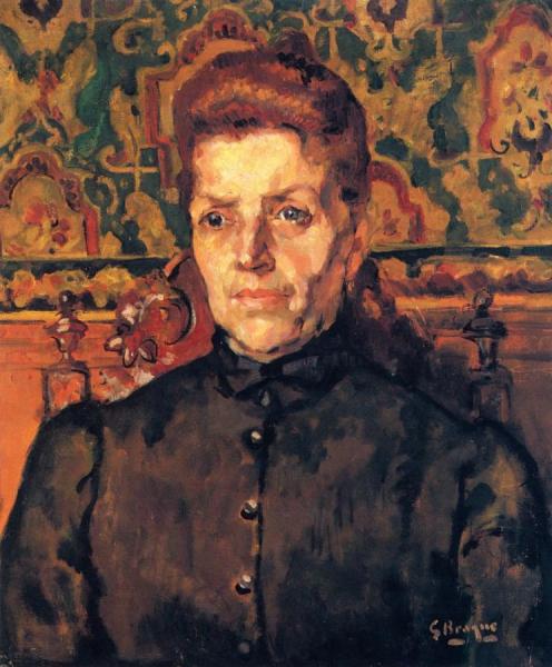 Portrait Of A Woman by Georges Braque