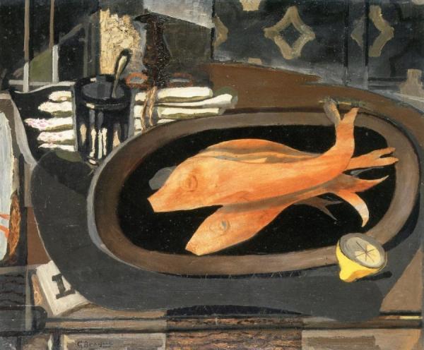 Still Life With Fish by Georges Braque