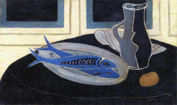 Still Life With Fish by Georges Braque