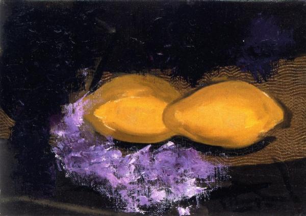 Still Life With Lemons by Georges Braque