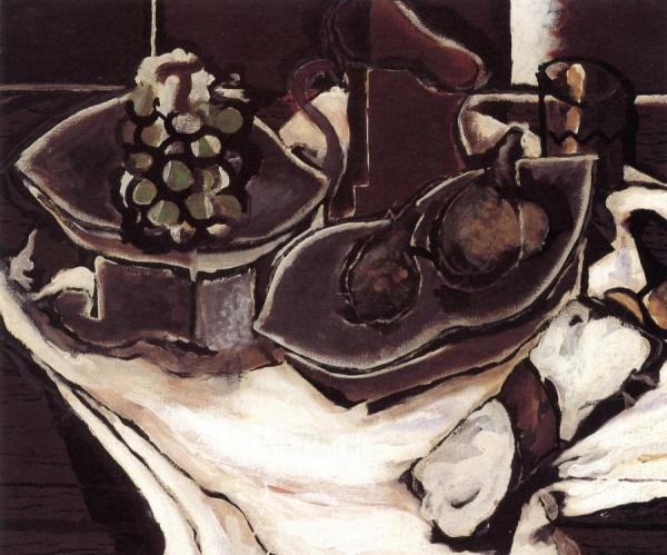 Still Life With Napkin by Georges Braque