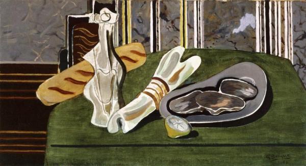 Still Life With Oysters by Georges Braque