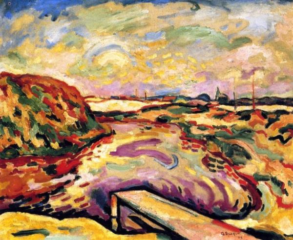 The Bay Of Antwerp by Georges Braque