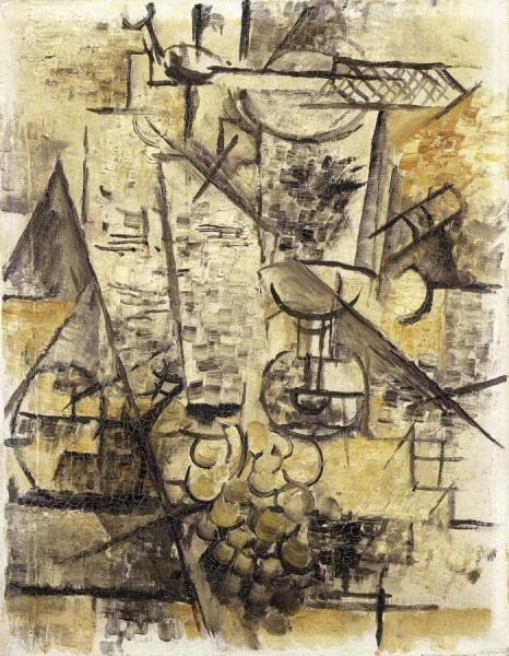 The Glass Of Absinth, 1911 by Georges Braque Oil Painting Reproductions