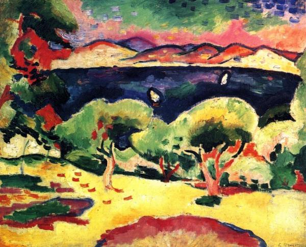 The Gulf, Les Lecques by Georges Braque Oil Painting Reproductions