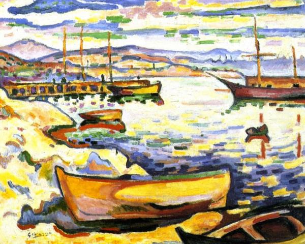 The Port Of L'estaque by Georges Braque