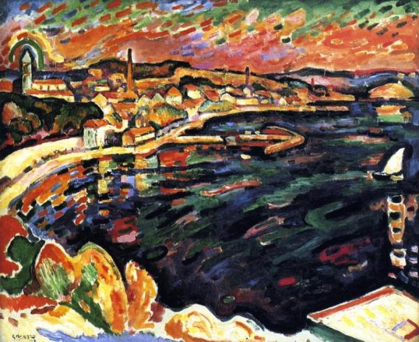 The Port Of L'estaque by Georges Braque