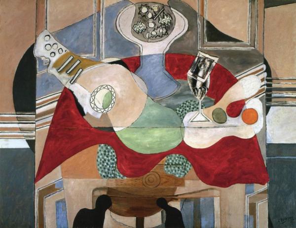The Red Tablecloth by Georges Braque