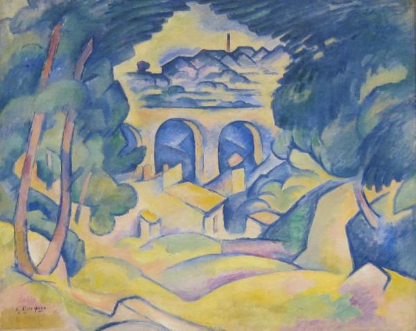 The Viaduct At L'estaque (le Viaduc De L'estaque) by Georges Braque Oil Painting Reproductions