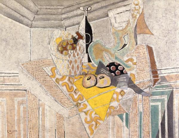 The Yellow Tablecloth by Georges Braque