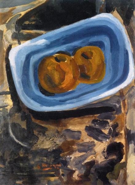 Two Apples by Georges Braque Oil Painting Reproductions