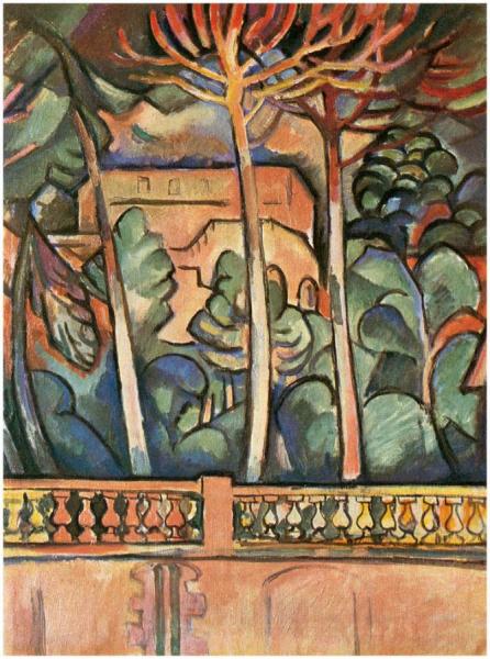 View From The Hotel Mistral L'estaque by Georges Braque