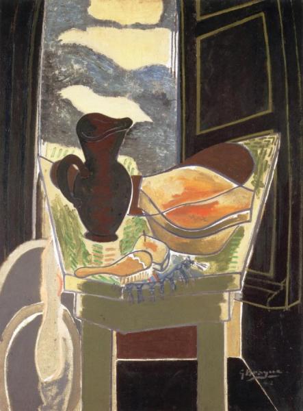 Washstand Before The Window by Georges Braque Oil Painting Reproductions