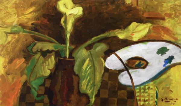 White Pallet by Georges Braque Oil Painting Reproductions