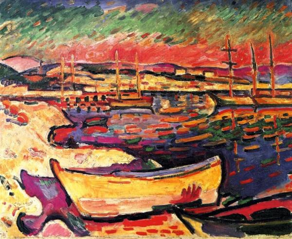 Yellow Seacoast by Georges Braque