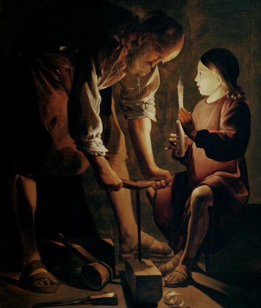 St.joseph,the Carpenter by Georges De La Tour