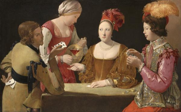 The Cheat With The Ace Of Clubs by Georges De La Tour
