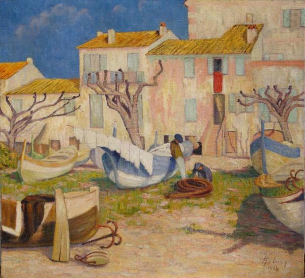 A Cros De Cagnes by Georges Emile Lebacq