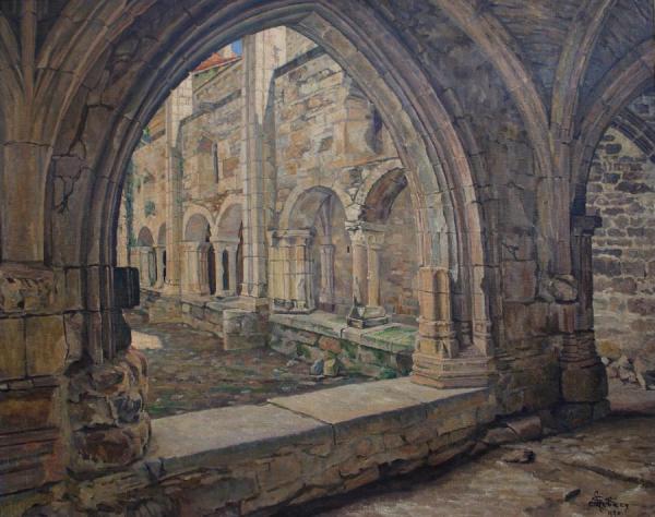 Carennac Cloister by Georges Emile Lebacq