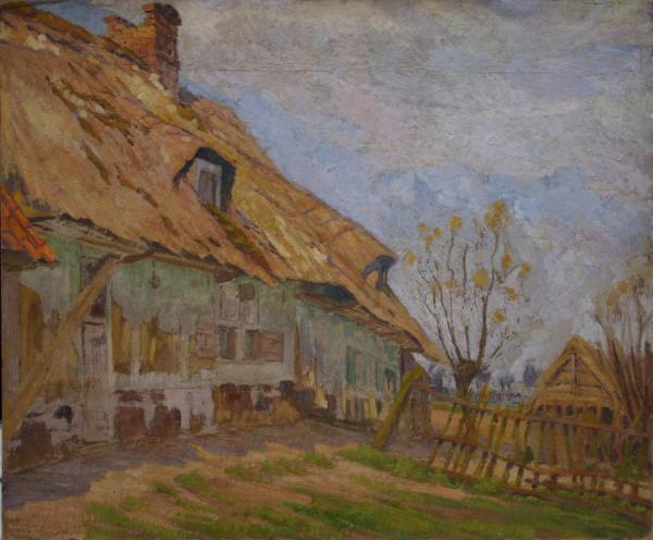 Farm In Flanders by Georges Emile Lebacq Oil Painting Reproductions