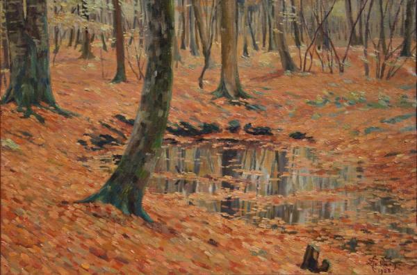 Forest Halatte by Georges Emile Lebacq