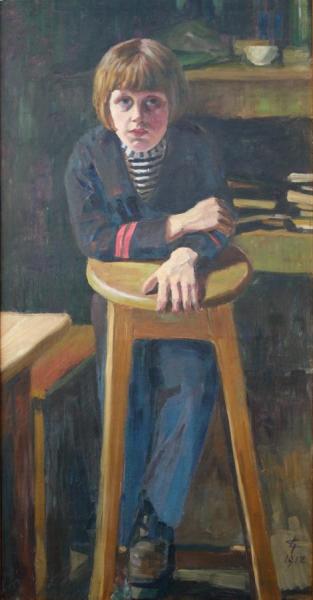 Georges Lebacq, The Artist's Son by Georges Emile Lebacq