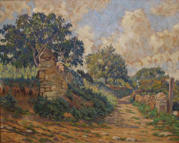 Path In Carennac by Georges Emile Lebacq