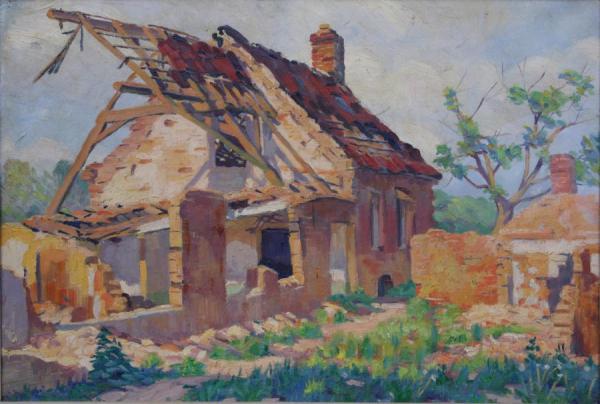 Ruins by Georges Emile Lebacq Oil Painting Reproductions