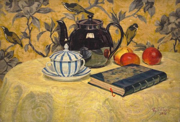 The Black Teapot by Georges Emile Lebacq