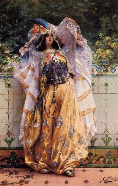 Georges Jules Victor Clairin An Ouled-nail Tribal Dancer