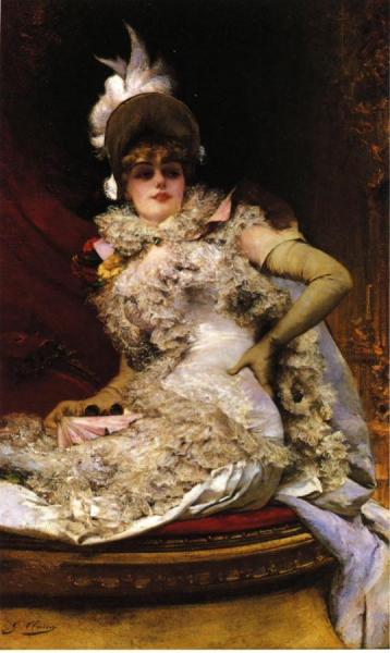 Georges Jules Victor Clairin At The Opera