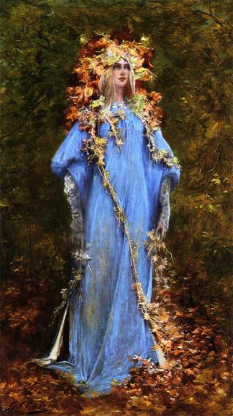 Ophelia by Georges Jules Victor Clairin Oil Painting Reproductions