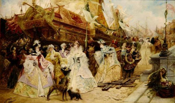 Georges Jules Victor Clairin The Royal Entourage