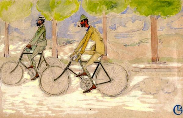Georges Lacombe Paul Ranson And Georges Lacombe Cycling