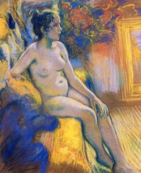 Nude In The Studio by Georges Lemmen