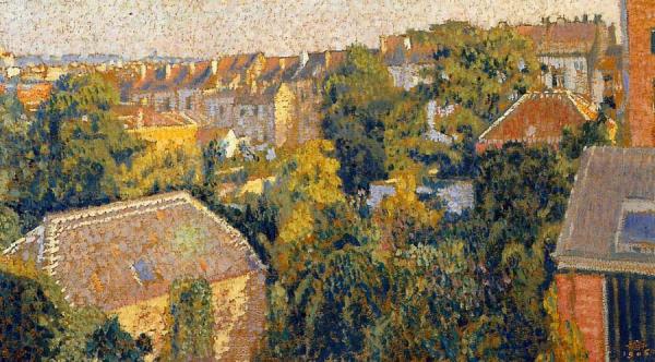 Rooftops by Georges Lemmen