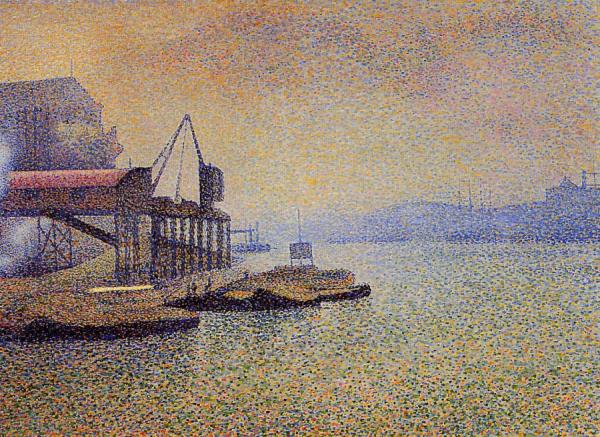 Georges Lemmen The Thames. The Elevator
