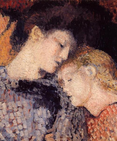 Woman And Child by Georges Lemmen