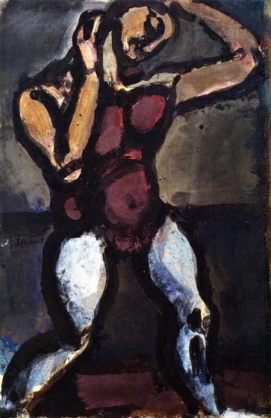 Acrobat I by Georges Rouault Oil Painting Reproductions
