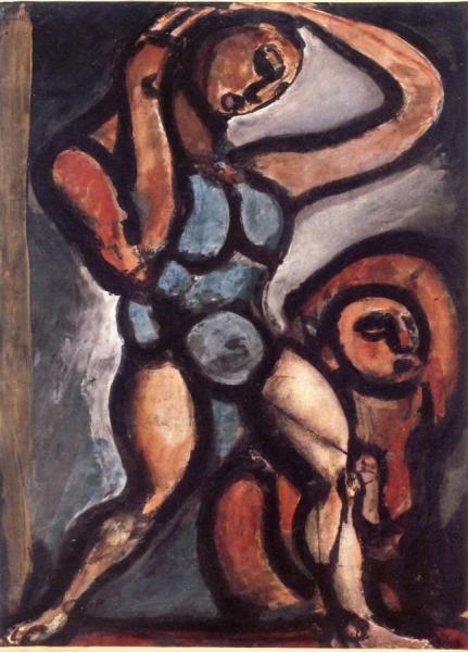 Acrobats Xiii by Georges Rouault