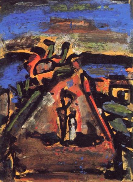 African Landscape by Georges Rouault