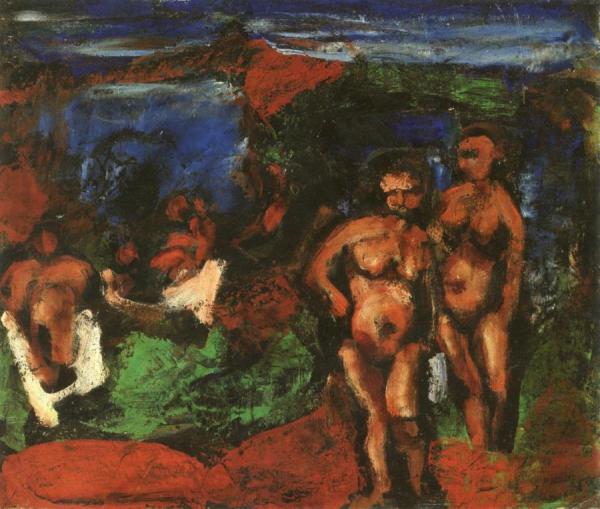 Bathers by Georges Rouault