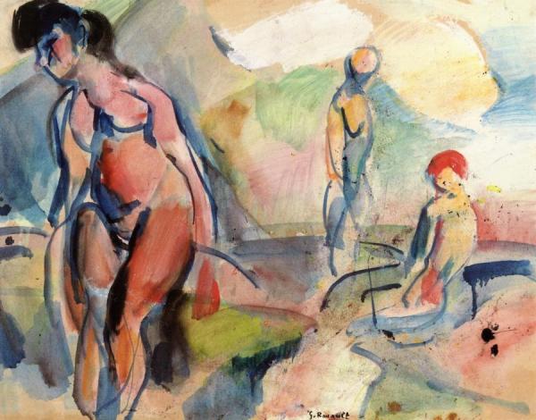 Bathers by Georges Rouault