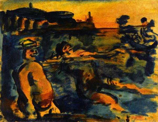Bathers by Georges Rouault