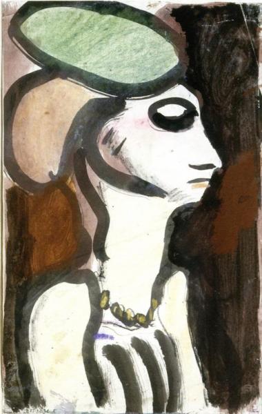 Beautiful Helen by Georges Rouault