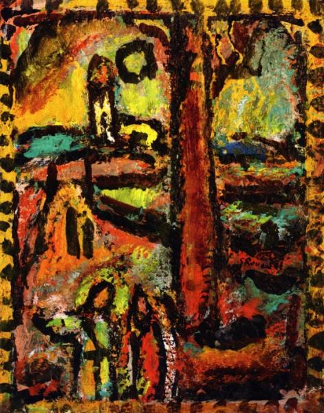 Biblical Landscape by Georges Rouault