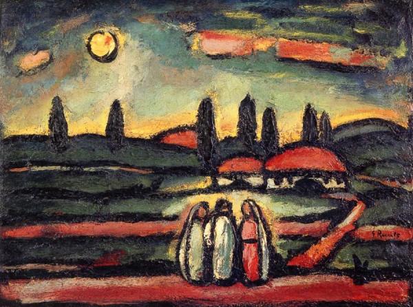 Biblical Landscape by Georges Rouault
