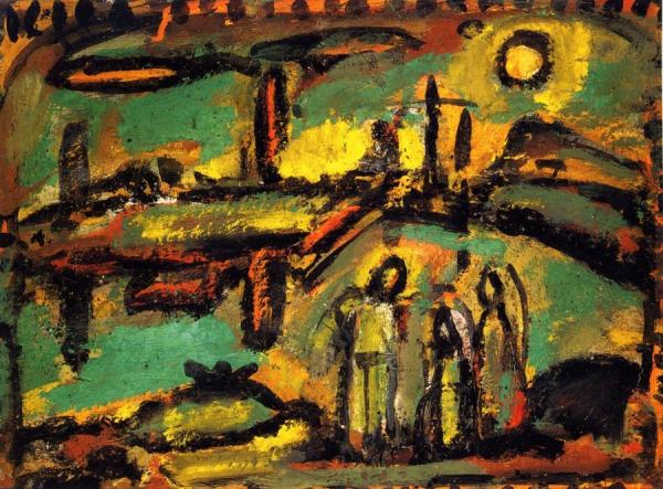 Biblical Landscape by Georges Rouault